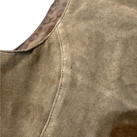 Vintage 90s Company B Genuine Leather Vest Size 8 - Picture 8 of 11